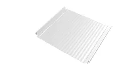 Кликфальц Double Pro Gofr Grand Line 0,45 Drap TX с пленкой на замках RAL 9003 сигнальный белый купить в екатеринбурге
