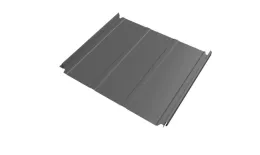 Кликфальц Double Pro Line Grand Line 0,45 PE с пленкой на замках RAL 9006 бело-алюминиевый купить в екатеринбурге