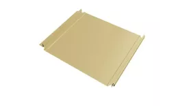 Кликфальц Double Pro Grand Line 0,45 PE с пленкой на замках RAL 1014 слоновая кость купить в екатеринбурге