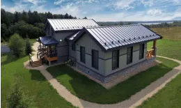 Кликфальц Grand Line 0,5 Drap с пленкой на замках RAL 7024 мокрый асфальт купить в екатеринбурге