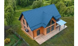 Кликфальц Grand Line 0,5 Drap с пленкой на замках RAL 7024 мокрый асфальт купить в екатеринбурге