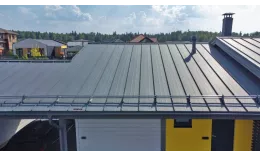 Кликфальц Pro Line Grand Line 0,5 Drap с пленкой на замках RAL 7024 мокрый асфальт купить в екатеринбурге