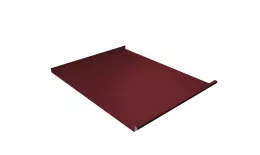 Фальц двойной стоячий Grand Line 0,45 Drap TR с пленкой на замках RAL 3005 красное вино купить в екатеринбурге