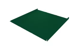 Фальц двойной стоячий Line Grand Line 0,45 Drap TR с пленкой на замках RAL 6005 зеленый мох купить в екатеринбурге