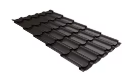 Металлочерепица GL Kvinta Plus 0,5 GreenCoat Pural RR 32 темно-коричневый купить в екатеринбурге