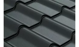 Металлочерепица GL Kamea 0.5 GreenCoat Pural Matt RAL 7016 антрацитово-серый купить в екатеринбурге