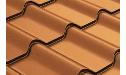 Металлочерепица GL Kamea 0,5 Quarzit Cuprum Steel медь купить в екатеринбурге