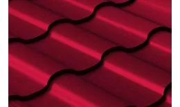 Металлочерепица Grand Line Kredo 0.5 Satin RAL 3005 красное вино купить в екатеринбурге