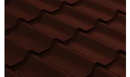 Металлочерепица GL Classic 0.5 Rooftop Matte (Стальной Бархат) RAL 8017 шоколад купить в екатеринбурге