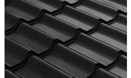 Металлочерепица GL Classic 0.5 Rooftop Matte (Стальной Бархат) RAL 9005 черный купить в екатеринбурге