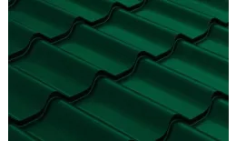Металлочерепица Grand Line Classic 0.5 Satin RAL 6005 зеленый мох купить в екатеринбурге