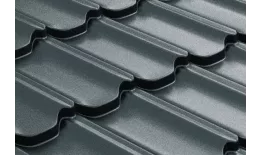 Металлочерепица GL Kvinta Plus 3D 0,5 GreenCoat Pural Matt RR 2H3 темно-серый купить в екатеринбурге