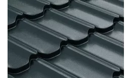 Металлочерепица GL Kvinta Plus 3D 0,5 GreenCoat Pural RR23 темно-серый купить в екатеринбурге