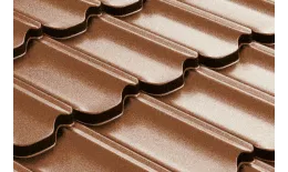 Металлочерепица GL Kvinta Plus 3D 0,5 Quarzit Cuprum Steel медь купить в екатеринбурге