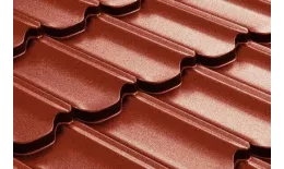 Металлочерепица Grand Line Kvinta Plus 0,5 Satin Matt RAL 8004 терракота купить в екатеринбурге