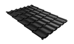 Металлочерепица Grand Line Classic PurPro Matt 0.5 RAL 9005 черный купить в екатеринбурге