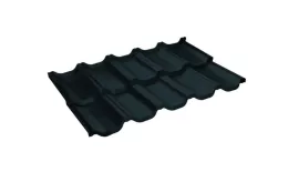 Металлочерепица Grand Line Kvinta Uno 0,5 Satin Matt RAL 7024 мокрый асфальт купить в екатеринбурге