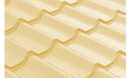 Металлочерепица Grand Line Classic Полиэстер 0.4 RAL 1014 cлоновая кость купить в екатеринбурге