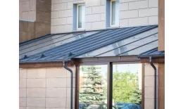 Двойной стоячий фальц Line GL Rooftop Matte Стальной Бархат 0.5 мм RAL 7016 Антрацитово-серый купить в екатеринбурге