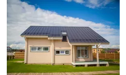 Кликфальц Grand Line 0,5 Satin Matt с пленкой на замках RAL 7024 мокрый асфальт купить в екатеринбурге