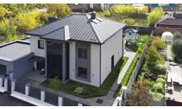 Кликфальц Grand Line 0,5 Satin Matt с пленкой на замках RAL 7024 мокрый асфальт купить в екатеринбурге