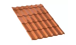 Металлочерепица Ламонтерра-XL AGNETA 0.5 мм Copper медь купить в екатеринбурге