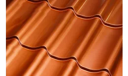 Металлочерепица Ламонтерра-XL AGNETA 0.5 мм Copper медь купить в екатеринбурге