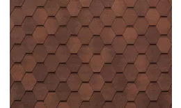 Гибкая черепица Tegola Nobile Tile Вест красно-коричневый купить в екатеринбурге