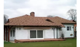 Гибкая черепица Tegola Nobile Tile Шервуд дерево купить в екатеринбурге