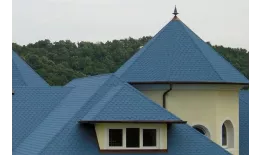 Гибкая черепица Tegola Nordland Антик синий с отливом купить в екатеринбурге