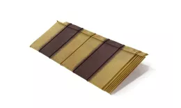 Композитная черепица Metrotile IPanel Цедар-браун купить в екатеринбурге