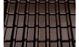 Керамическая черепица Braas Рубин 13V Глазурь Тик Коричневый купить в екатеринбурге