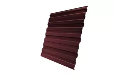 Профнастил Grand Line С10 R Satin 0,5 мм RAL 3009 Оксидно-красный купить в екатеринбурге