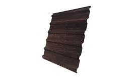 Профнастил Grand Line С20R Print Elite 0,45 мм Cherry Wood Бразильская вишня купить в екатеринбурге