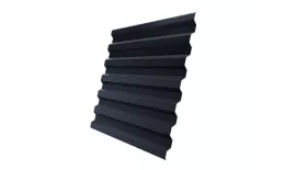 Профнастил Grand Line С21 R GreenCoat Pural 0,5 мм RAL 7024 Мокрый асфальт купить в екатеринбурге