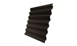 Профнастил Grand Line С21 R GreenCoat Pural 0,5 мм RAL 8019 Темно-коричневый купить в екатеринбурге